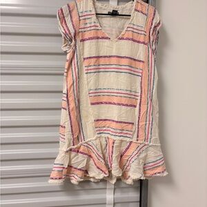 Chelsea & Theodore Cream and Pink Striped Tunic